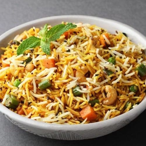 Veg Dum Biryani.