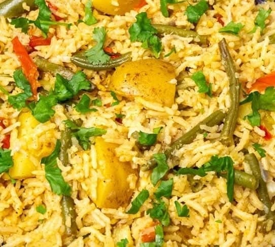 Gongura Veg Dum Biryani.