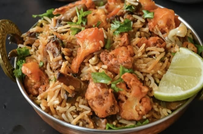Gobi 65 Biryani.
